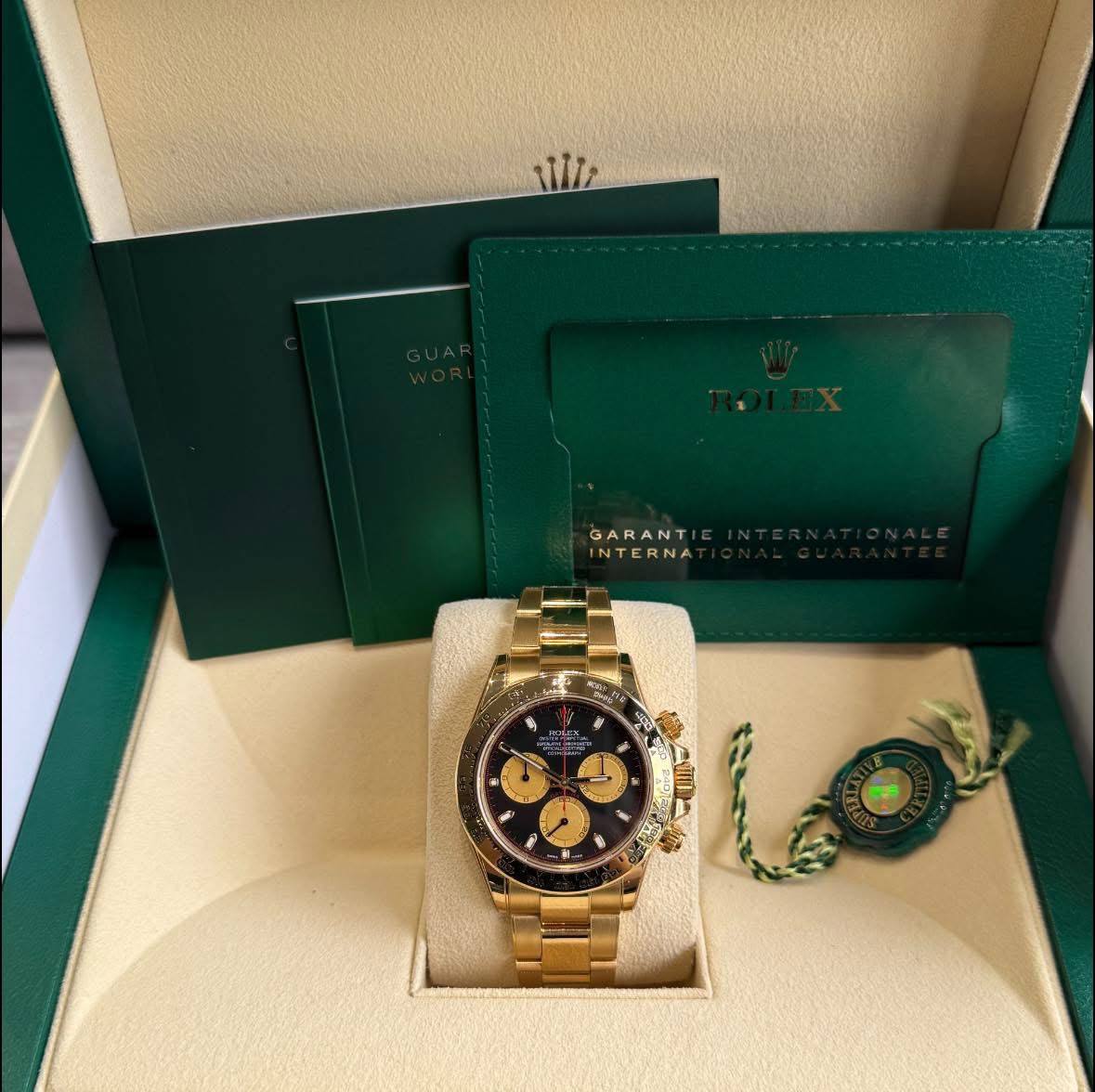 勞力士宇宙計時 Daytona 116508 黃金計時腕錶