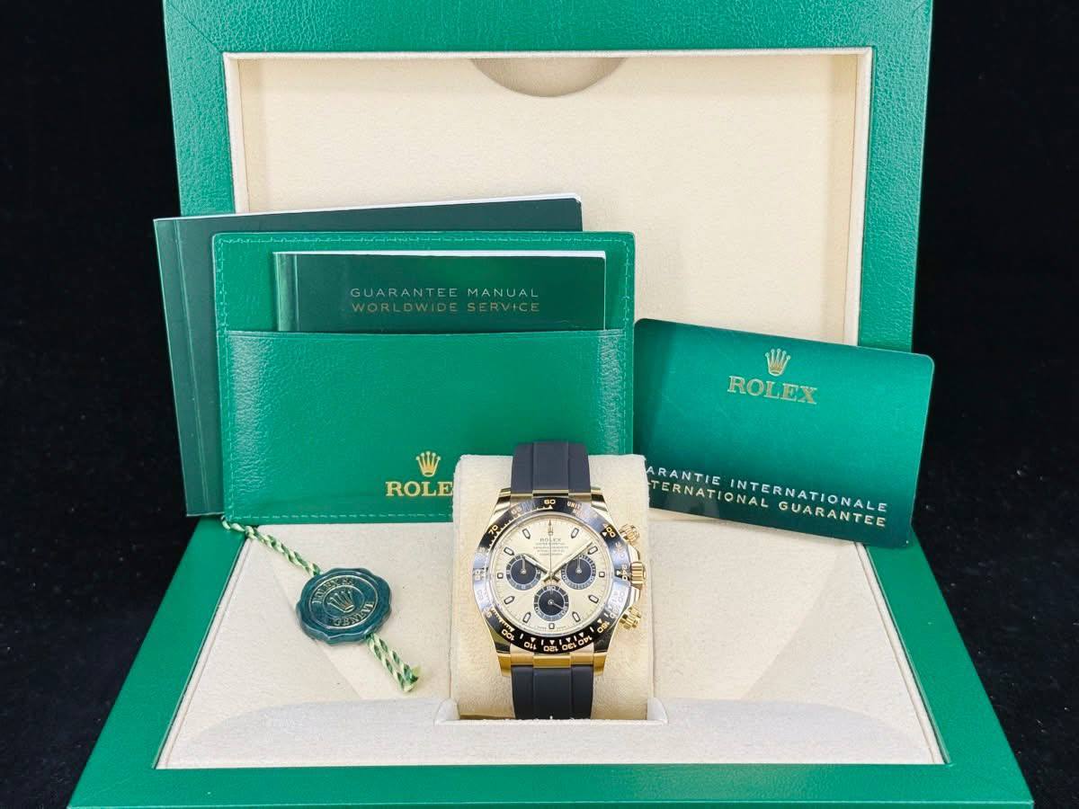 ROLEX Daytona 126518LN 黃金膠帶迪｜Champagne / Bright Black Dial