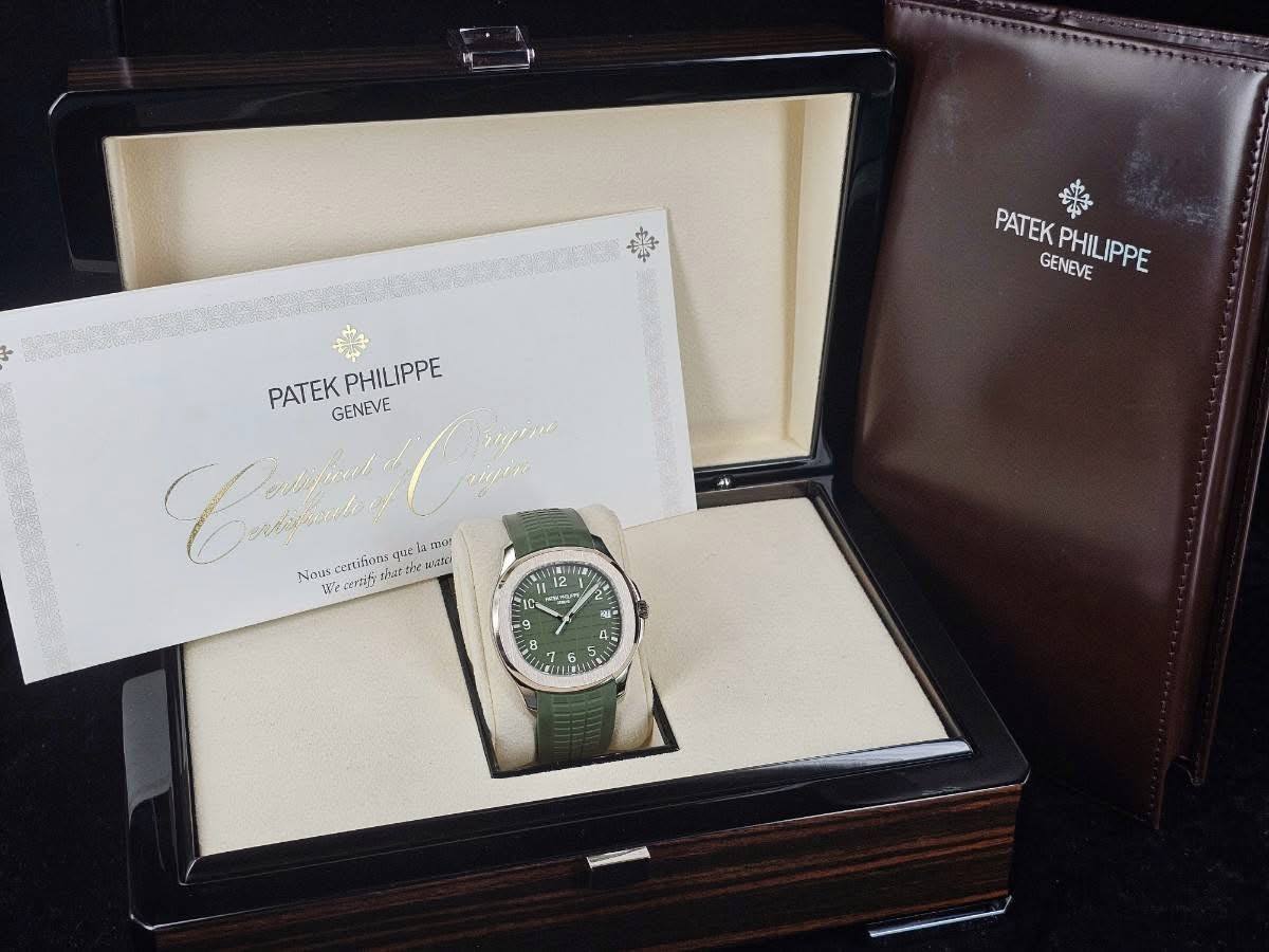 百達翡麗 Aquanaut 5168G-010 “Jumbo” Khaki Green